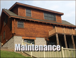  Rectortown, Virginia Log Home Maintenance